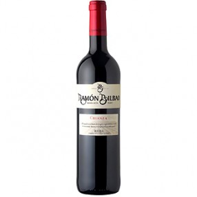 Vino tinto crianza D.O Rioja RAMON BILBAO botella 75 cl